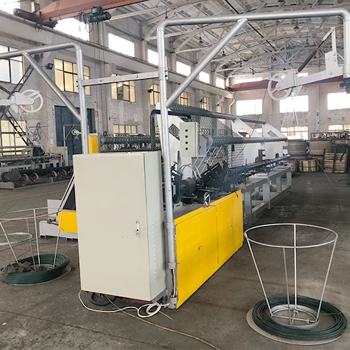 Full Automatic Double Wires Chain Link Fence Machine