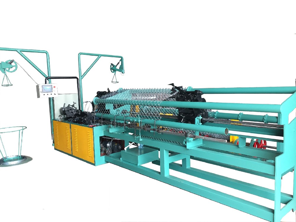 Full Automatic Double Wires Chain Link Fence Machine